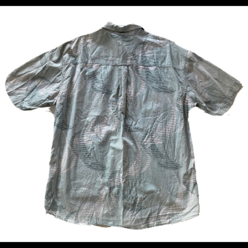 Woolrich Mens Medium Collared Button Up Short Sle… - image 4